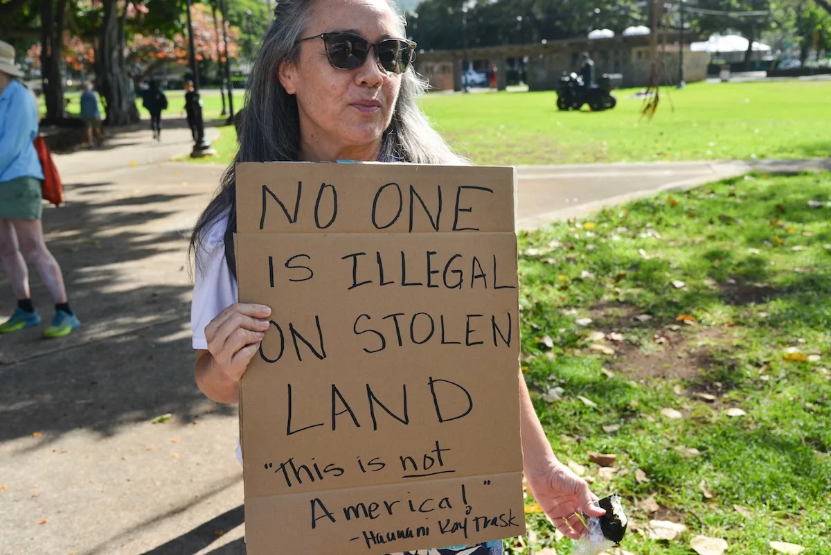 Rally at Hawaii State Capitol